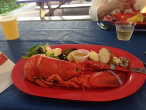 A Maine lobster dinner was the cherry on top of the film workshop sundae!